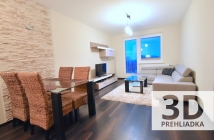 EXKLUZÍVNE / 2 IZBOVÝ BYT NA PRENÁJOM (2 BALKÓNY), SVIT