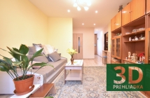 3D / EXKLUZÍVNE / 2 IZBOVÝ BYT, NIŽNÁ BRÁNA, KEŽMAROK, 52m2