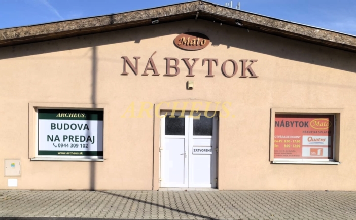 PREVÁDZKOVÁ BUDOVA - OBCHOD A SLUŽBY, HLAVNÁ, SEČOVCE