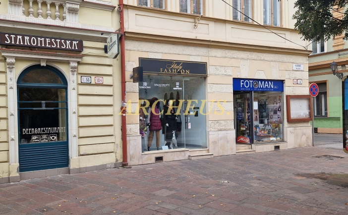 OBCHODNÝ PRIESTOR NA PRENÁJOM, HLAVNÁ UL., KOŠICE