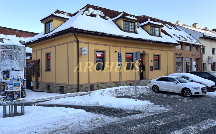 NÁJOM - OBCHODNO-KANCELÁRSKE PRIESTORY, STÖCKLOVA, BARDEJOV