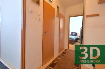 3D / EXKLUZÍVNE / 2 IZBOVÝ BYT (2 LOGGIE), KEŽMAROK, 47m2