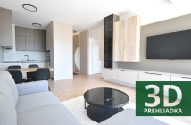 3D / EXKLUZÍVNE / 2 IZBOVÝ BYT (TERASA), PRENÁJOM, POPRAD