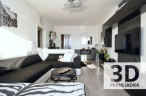 3D / EXKLUZÍVNE / 2 IZBOVÝ BYT, LANŠKROUNSKÁ, KEŽMAROK